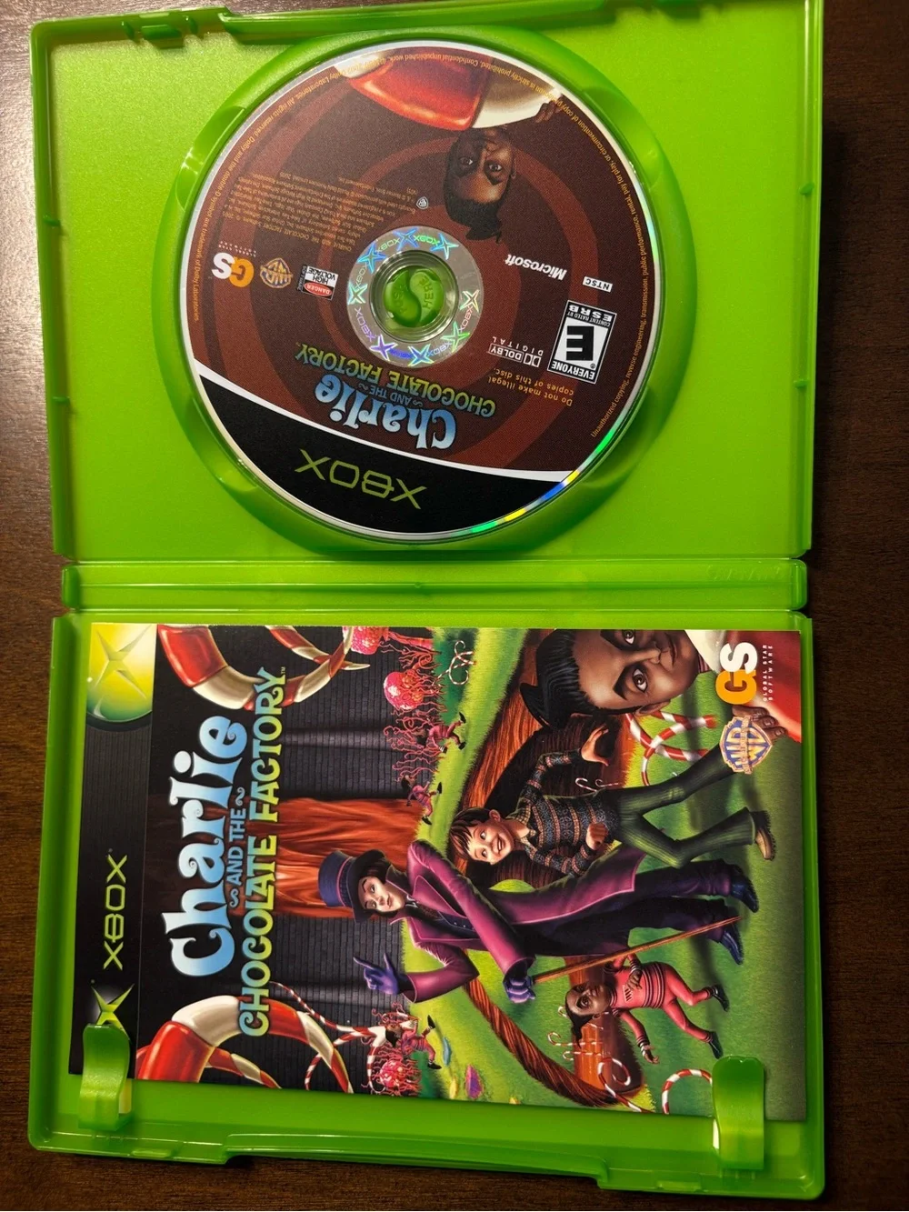 Charlie and the Chocolate Factory XBox Video Game - Green